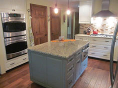 Custom Kitchen with Double Ovens